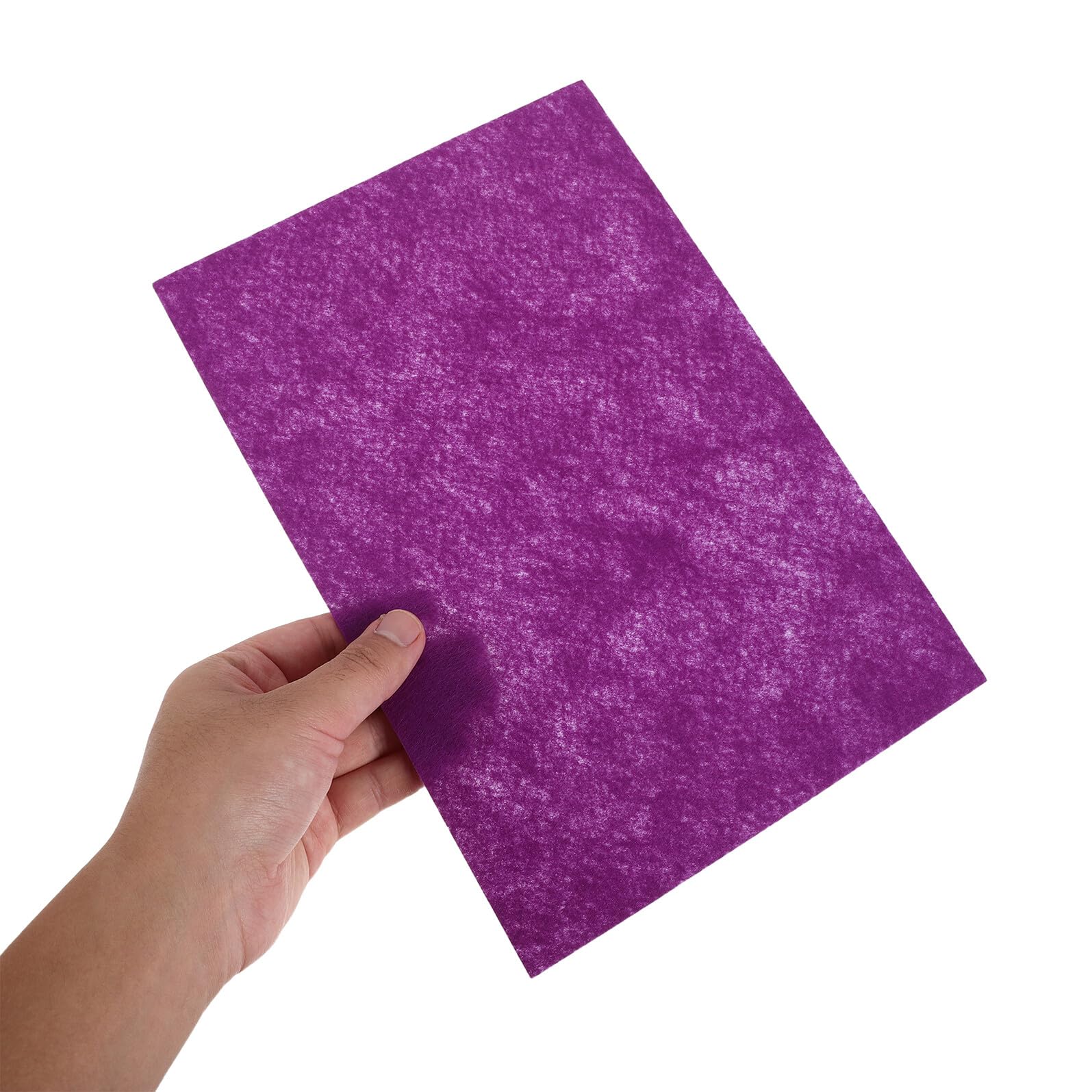 Cabilock 30stücke Violetter Filzplatten Vliesquadrate zum Basteln und Nähen Vorgeschnittene Filzstoffquadrate für Patchwork-projekte
