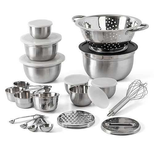 Oster Tobias 27 Piece Kitchen Tools and Prep Set (Collander,