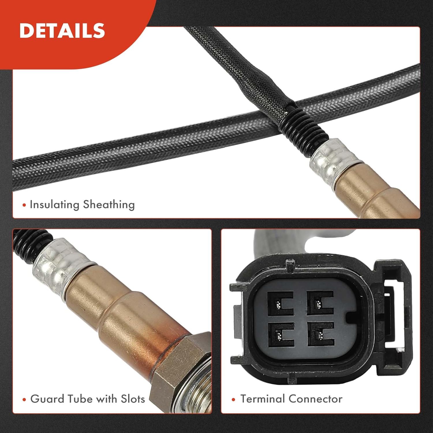 A-Premium O2 Oxygen Sensor Compatible with Honda Accord 2018-2021 & Acura RDX 2019-2021, TLX 2021-2021, 2.0L Turbocharged, Downstream