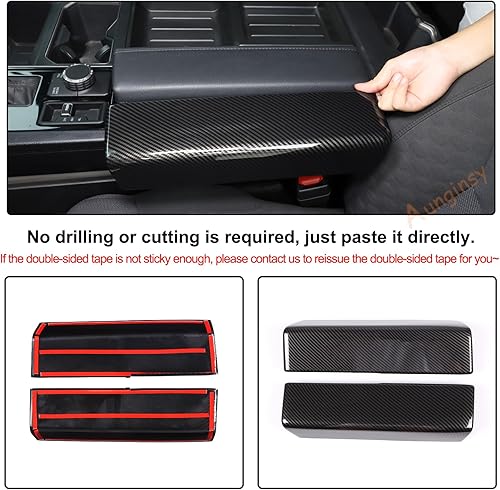 Miniatura 4 de Funda protectora para reposabrazos de consola central de automóvil compatible con Toyota Tundra 2022+ y Sequoia 2023+ funda de almacenamiento para