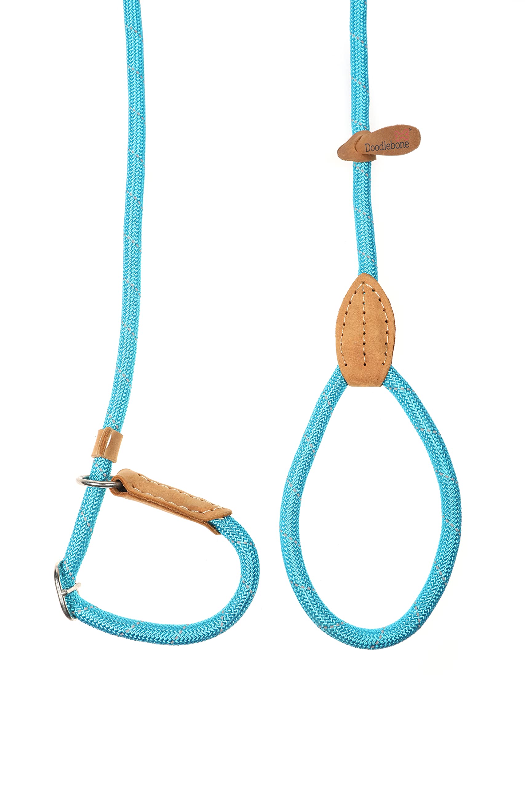 Doodlebone Slip Lead, Aqua, 9mm - Image 2