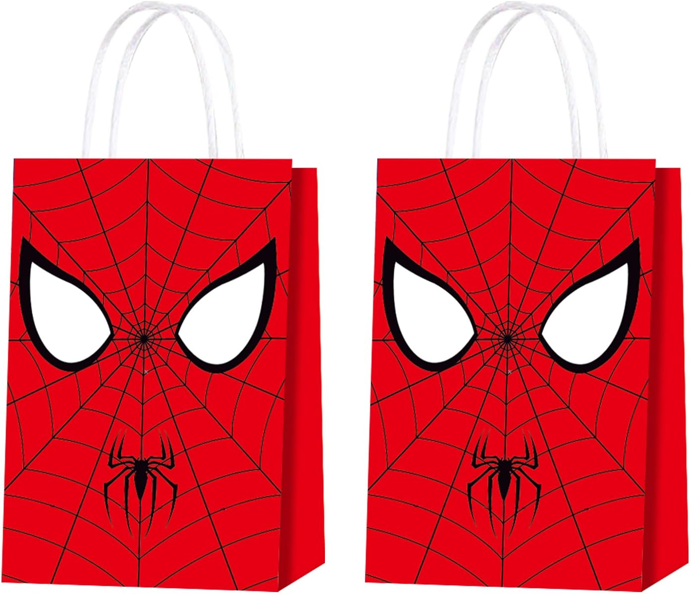 Spiderman Party Supplies 16PCS Spiderman Party Bags Spiderman Party