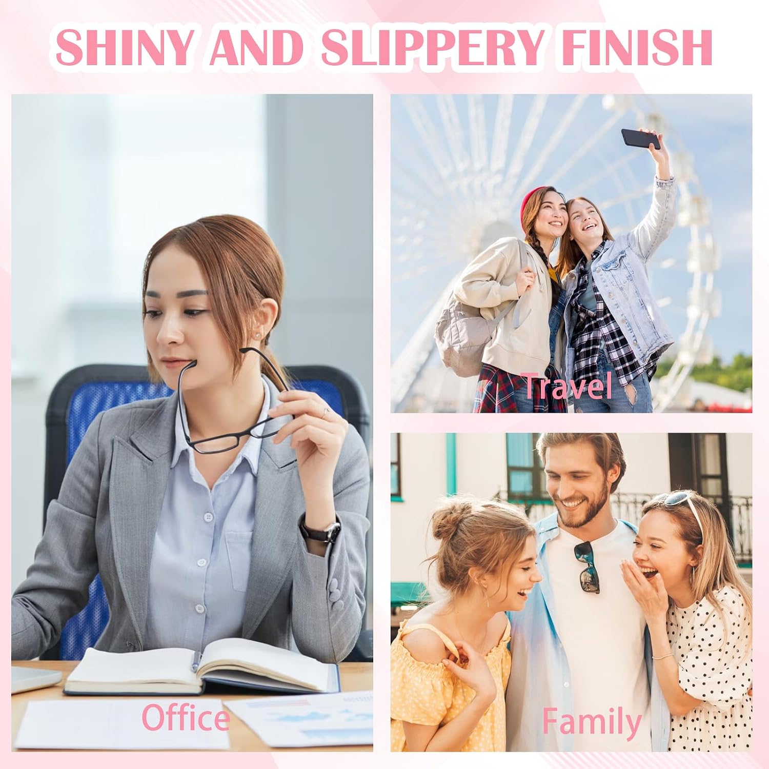 Cute Head Massage Comb Set 3 Pcs Point Massage Comb Manual Scalp Massagers Acupressure Massager Tool with 8 Legs Pink Acupressure Massager Scalp Tool for Head Back Neck Deep Relaxation