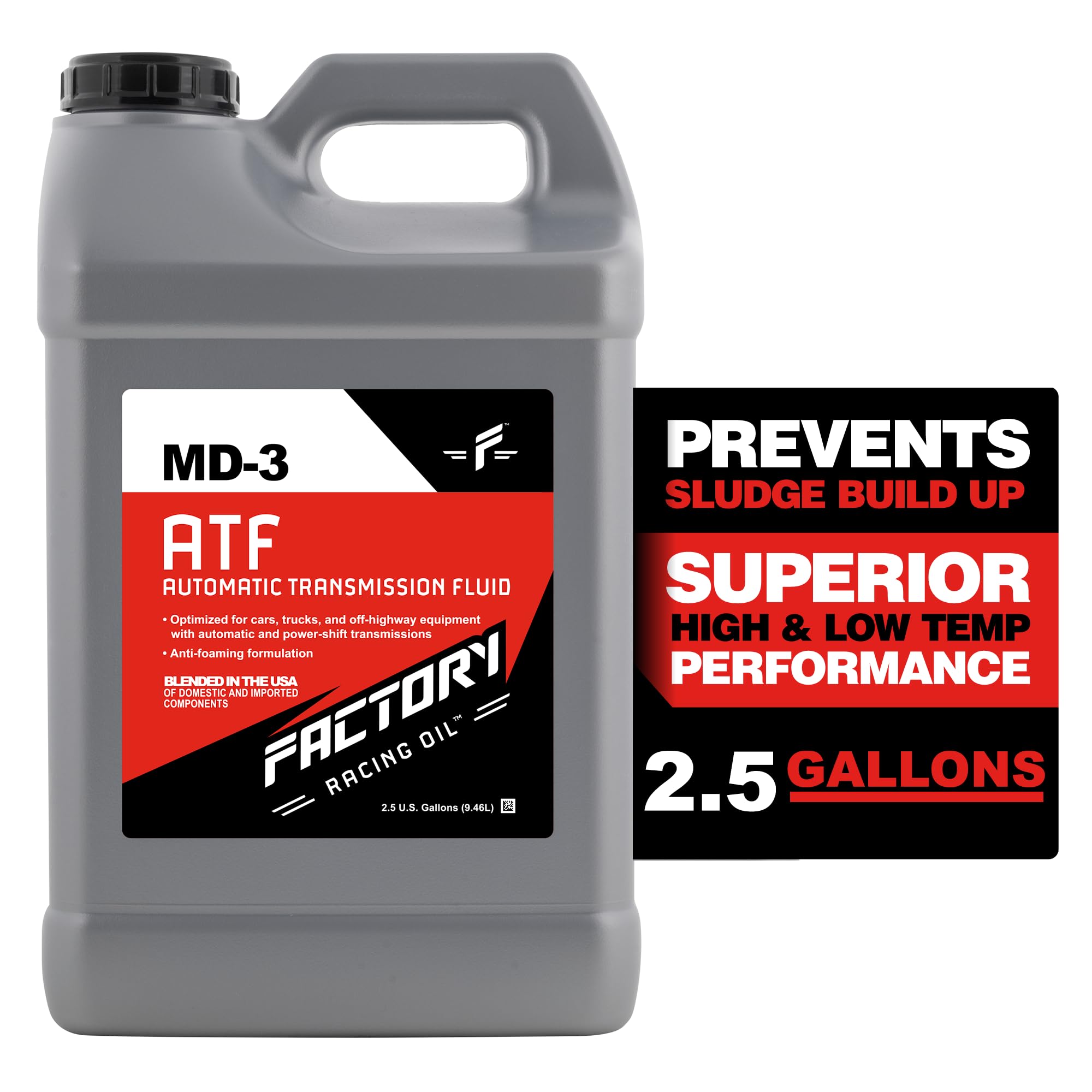 Factory Racing Oil ATF MD-3 Automatic Transmission Fluid - 2.5 Gallons