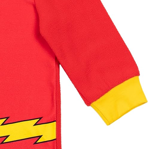Vista 6 de DC Comics Justice League Superman Batman Flash Zip Up Pijama Cosplay Enterizo Niño a Niño Grande