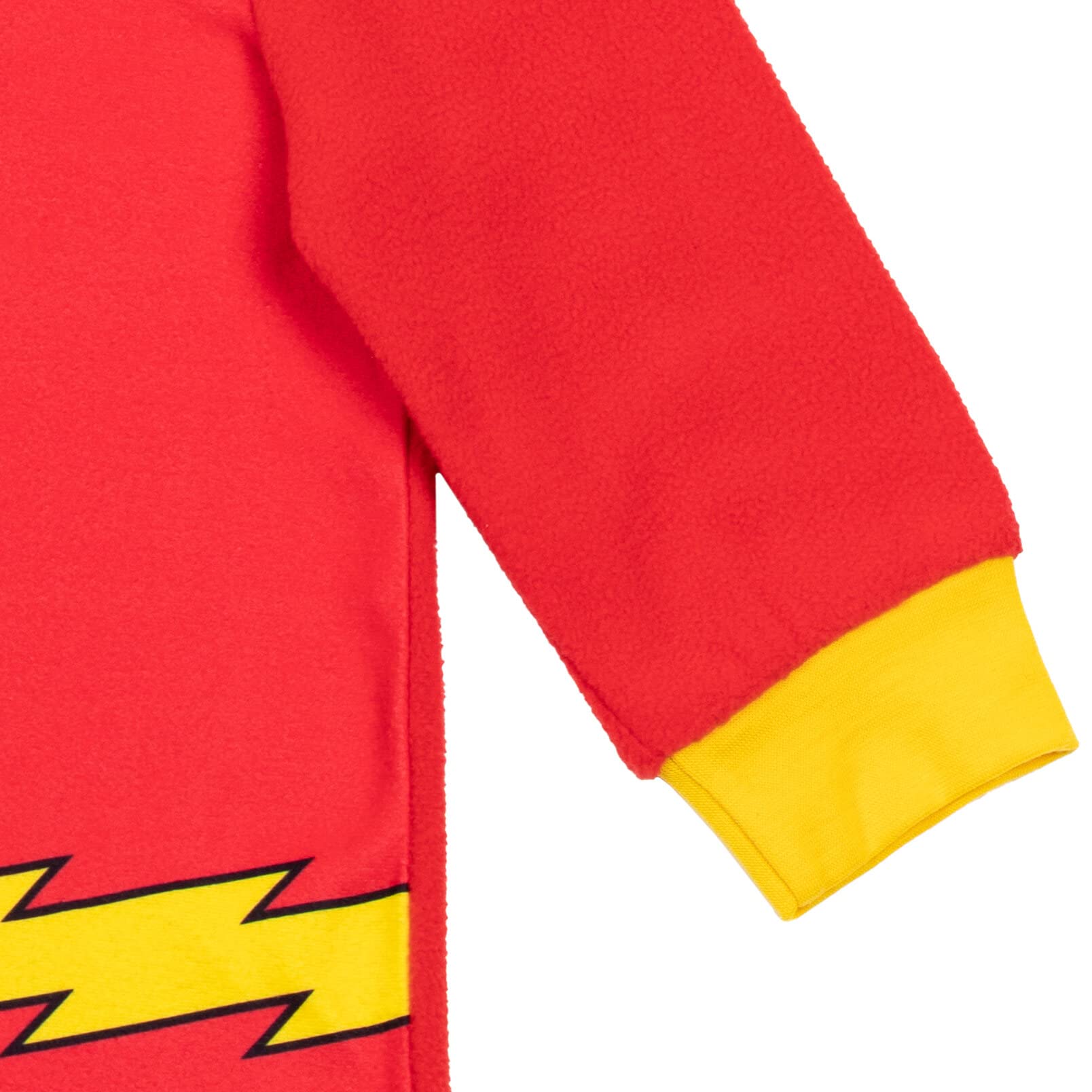 DC Comics Justice League The Flash Toddler Boys Hooded Onesie Pajama Coveralls 3T