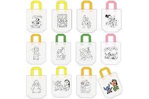 Enrich Your Little Stitcher's Creativity: Stitch Games Eco Reusable Coloring Totes!