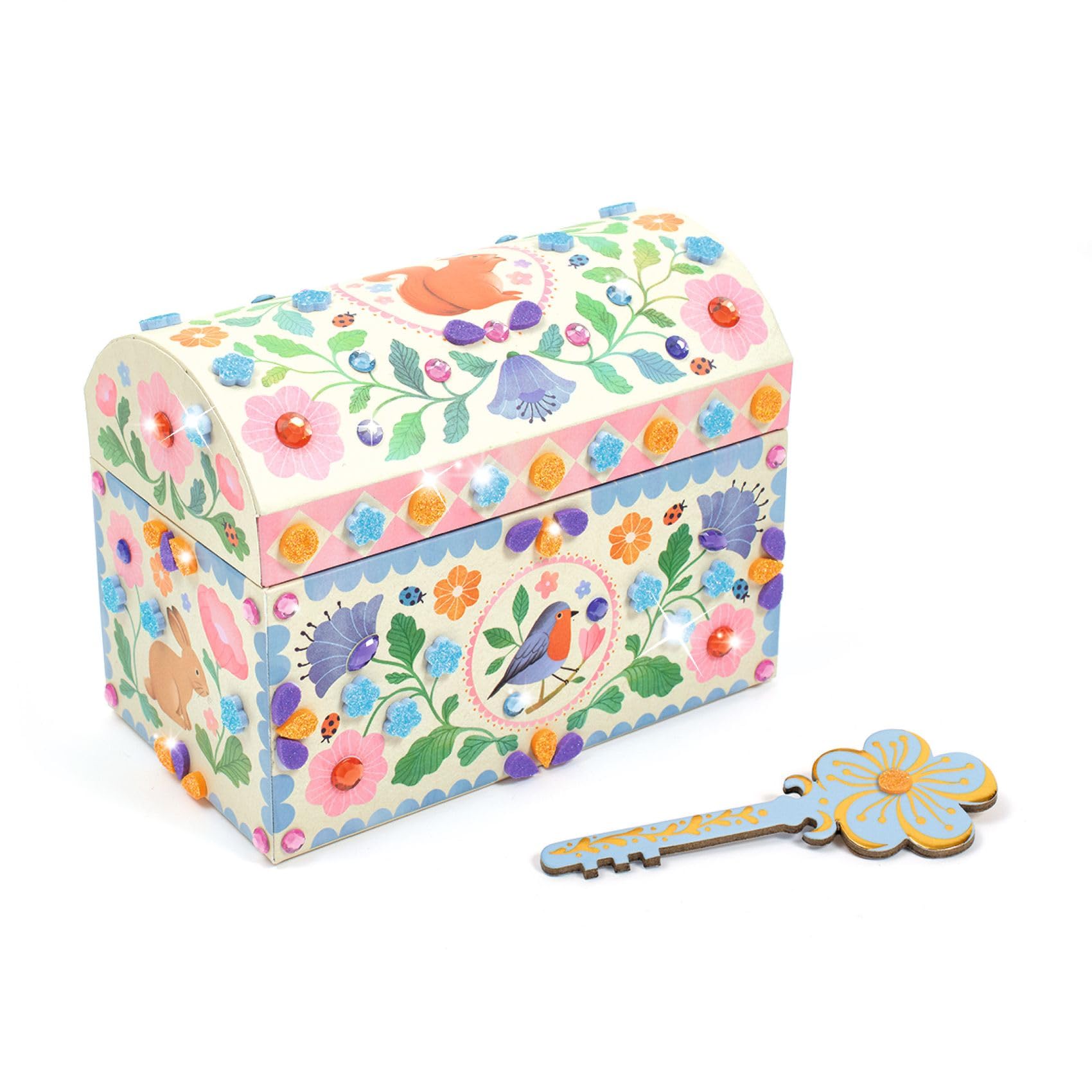 Djeco Mix Diy Chest - Precious Treasures - Fsc