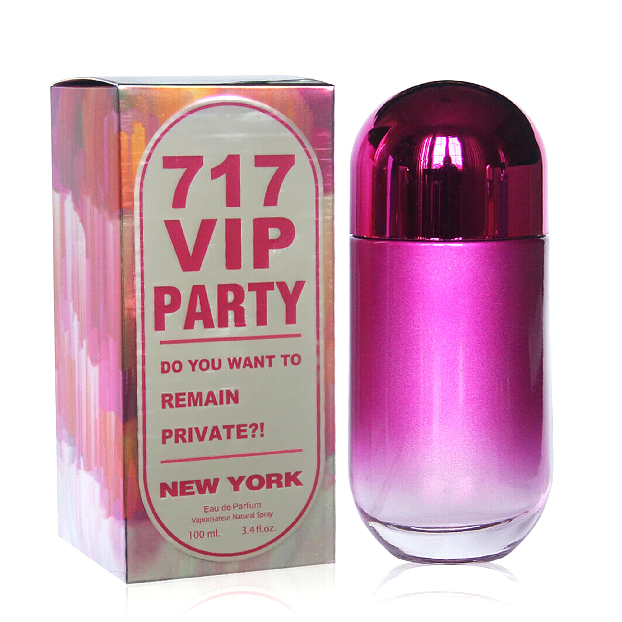717VIP Party Women's Perfume Sweet and Irresistible Eau de Parfum for Women Long Lasting 3.4 Fl Oz Fragrance for Daily Elegance