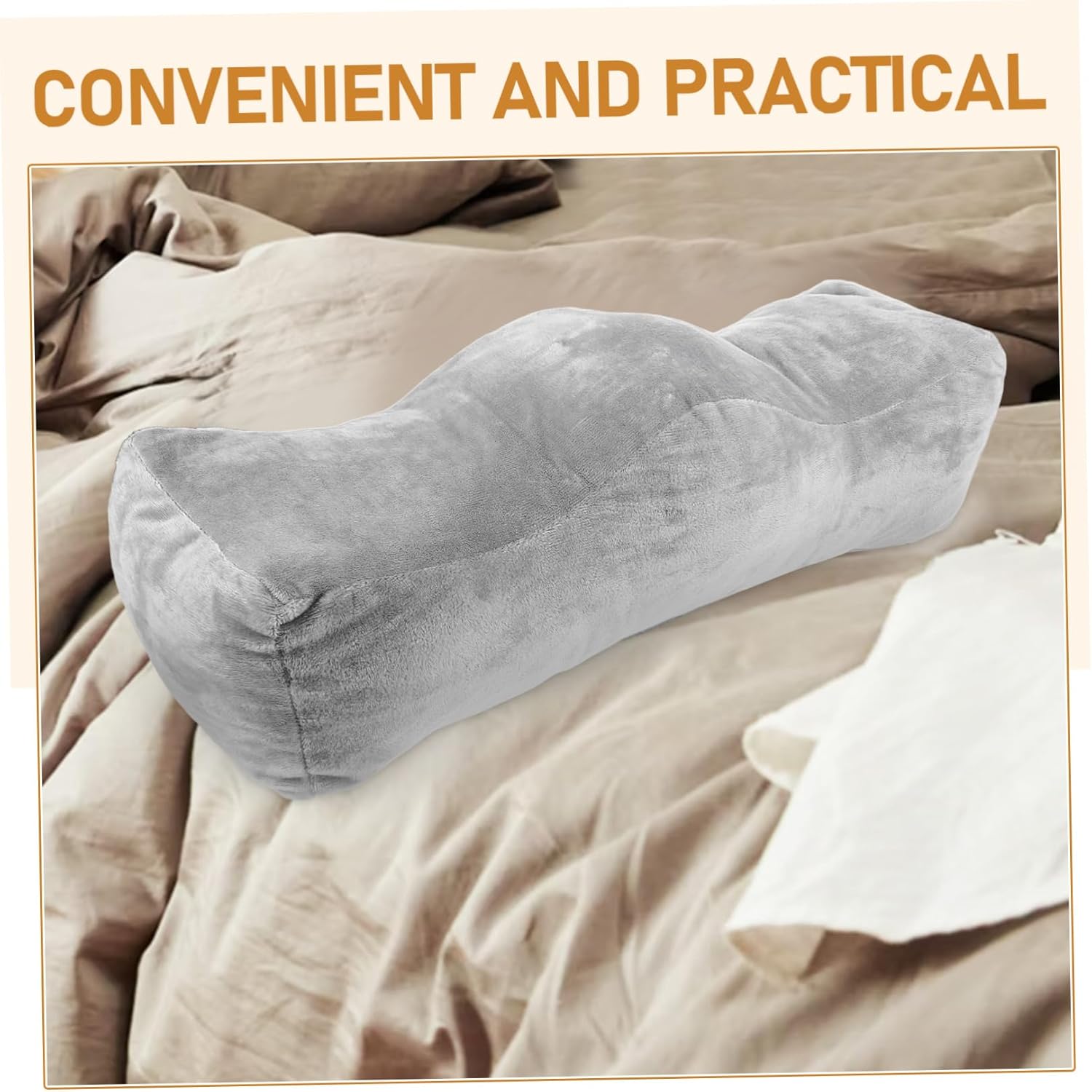 Comfortable Leg Support Pillow for Elevating Feet for Home Office and Travel Prevents Swelling Knee and Leg Sagging Soft Cushion for Sleeping and Relaxation Versatile