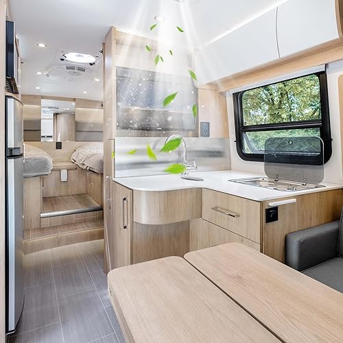 Miniatura 5 de Ventilador de ventilación de 6 pulgadas para caravana con orificio en D, se adapta a ventilador de repuesto para caravana, baño, cámper y rejillas