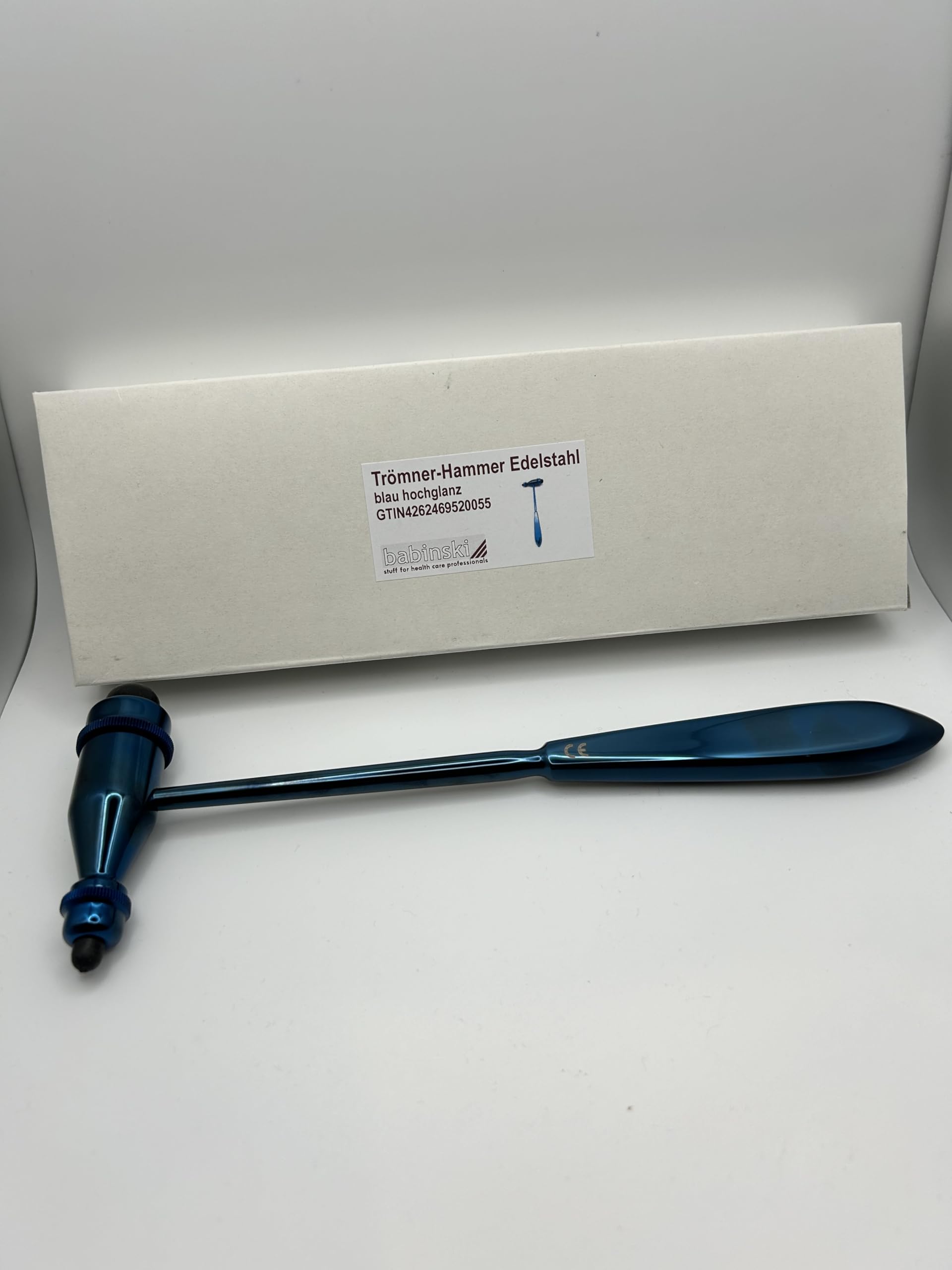 Marteau à réflexes en acier inoxydable Trömner - Bleu brillant