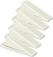 Vista 20 de Crosize Paquete de 5 topes de puerta para la parte inferior de la puerta, topes de puerta de goma de alta calidad, cuña resistente para alfombras