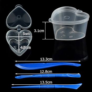 Amazon.co.jp: スライムケース 24個セット へら付き スライム