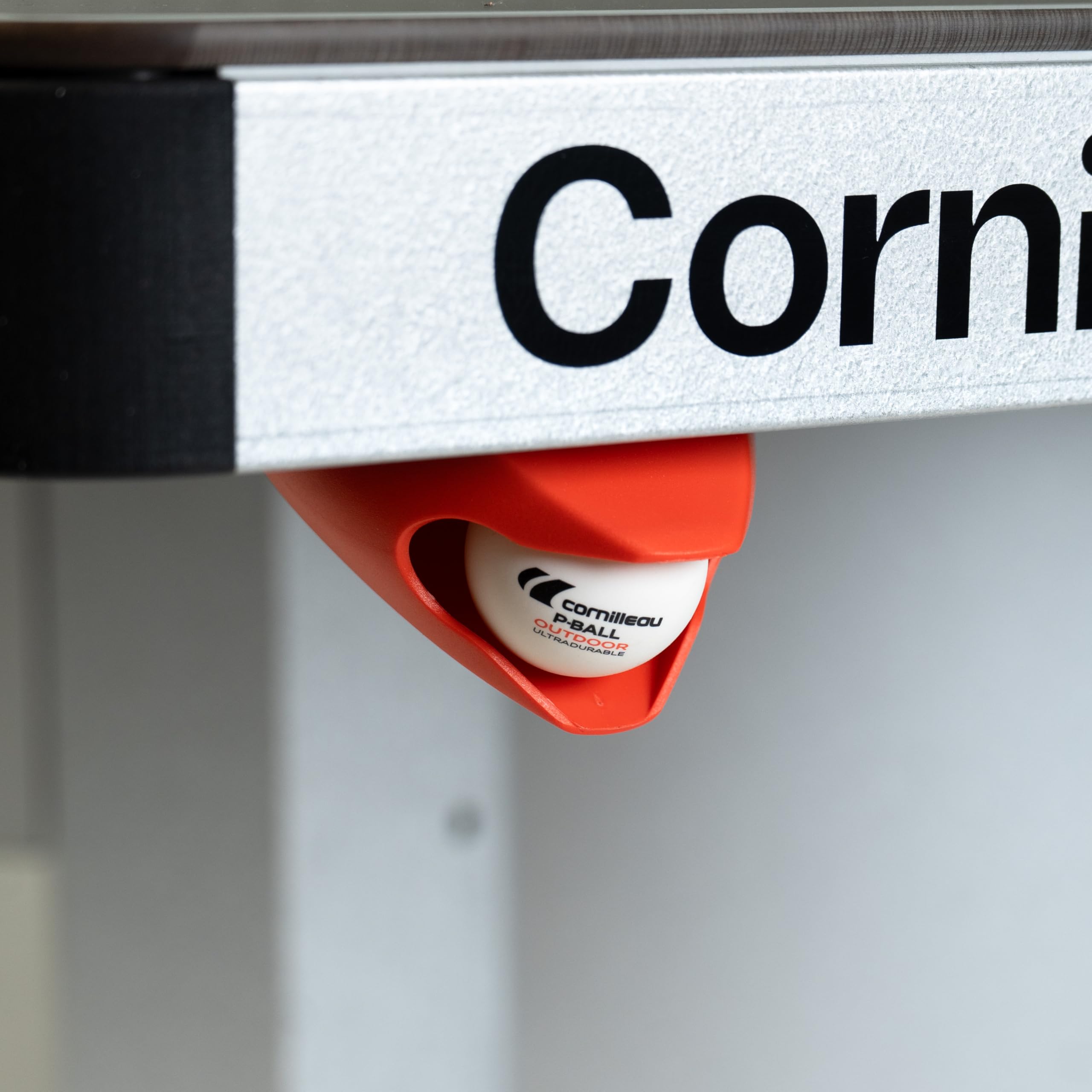 Cornilleau - Table de ping-Pong d'extérieur 510 Campus Fixe pour collectivités et Scolaires (Camping, Parcs, etc) - Rebond compétition (Bleu ou Gris 7mm) - Agrément FFTT Loisir et Scolaire