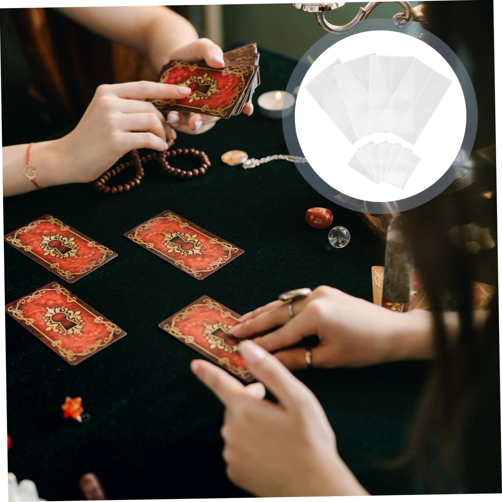 Moule à Cartes de Tarot en Silicone Blanc, 1 Set pour Loisirs Créatifs
