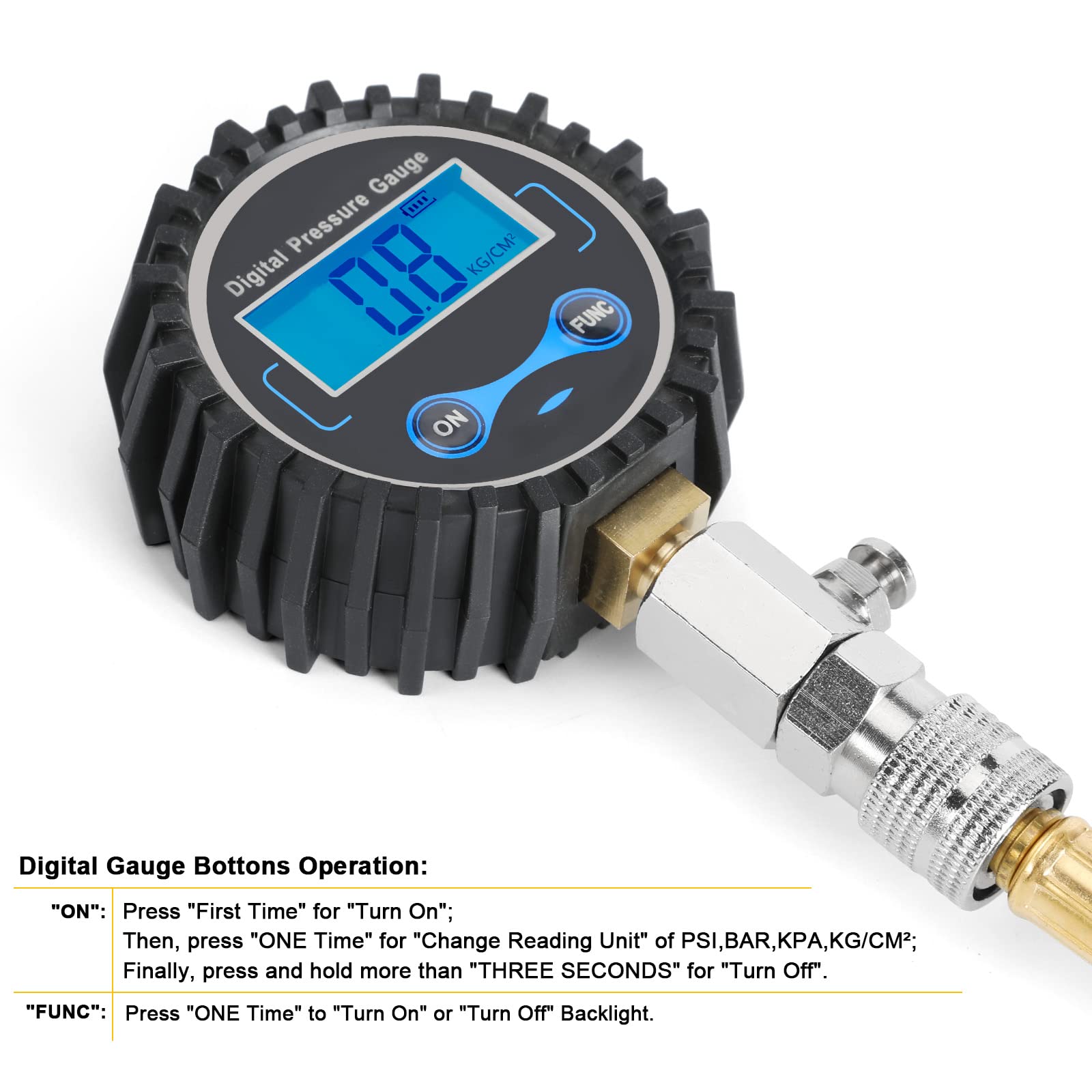 Snapklik.com : BETOOLL 8pcs Compression Tester Automotive - Digital ...