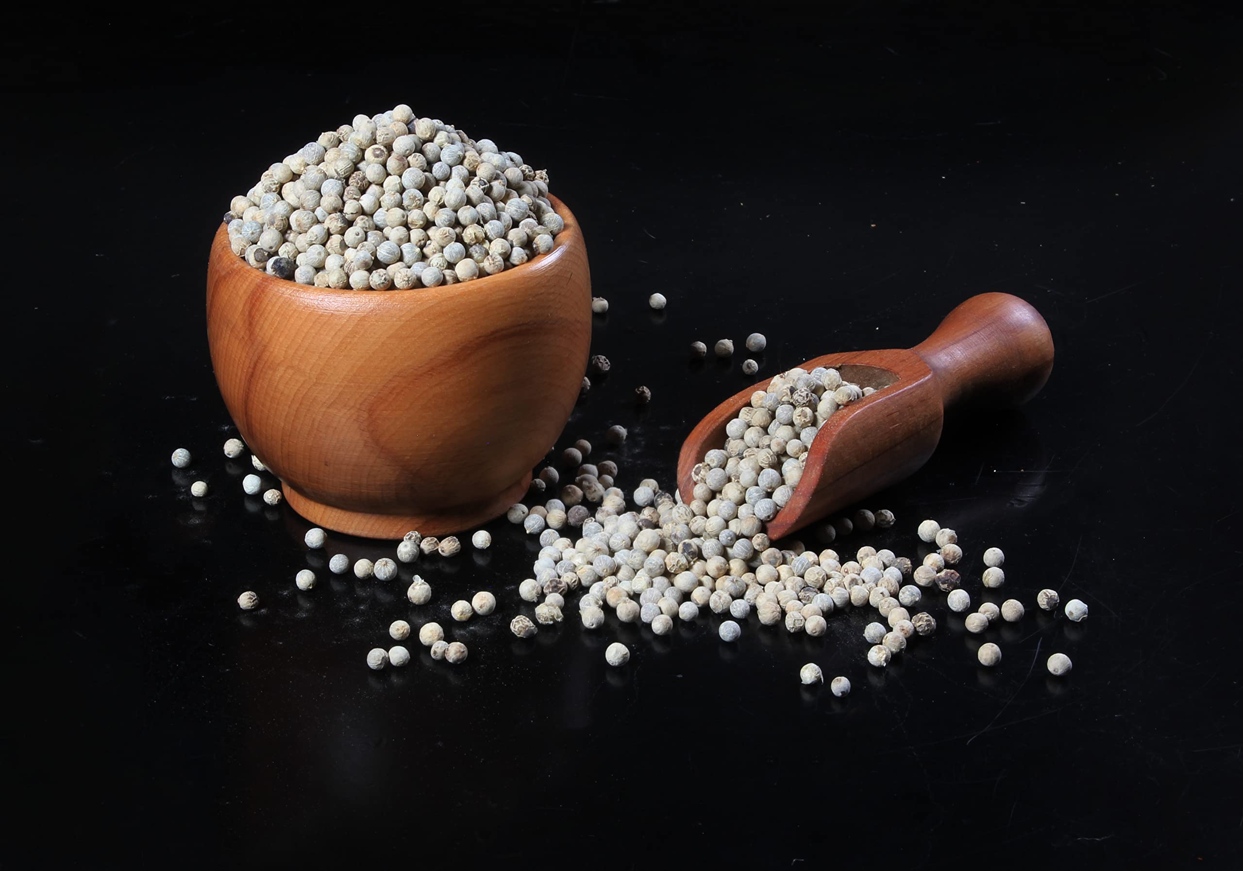 Minotaur Spices | Poivre blanc entier, Poivre blanc en grains, 2 x 500 g (1 Kg)