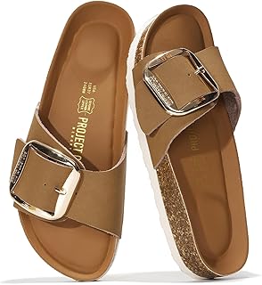 Project Leather Sandals with Memory Foam