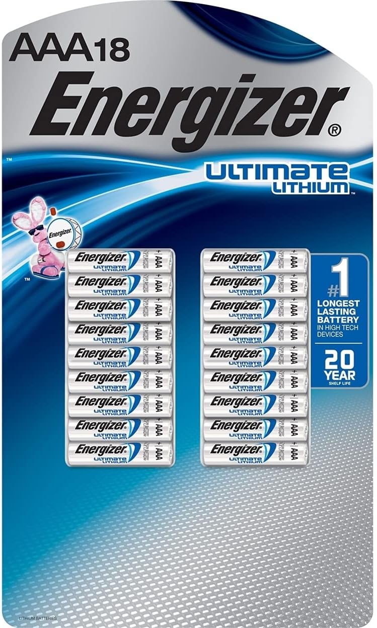 Energizer Ultimate Lithium AAA 18Pack Health & Household