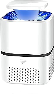 Zapper Insect-USB LED Portable Mosquito Trap For Camping And Outdoor Use, Effectively Removes Flight Insects With Safe And Environmentally Friendly Design (Black And White) (1pcs)