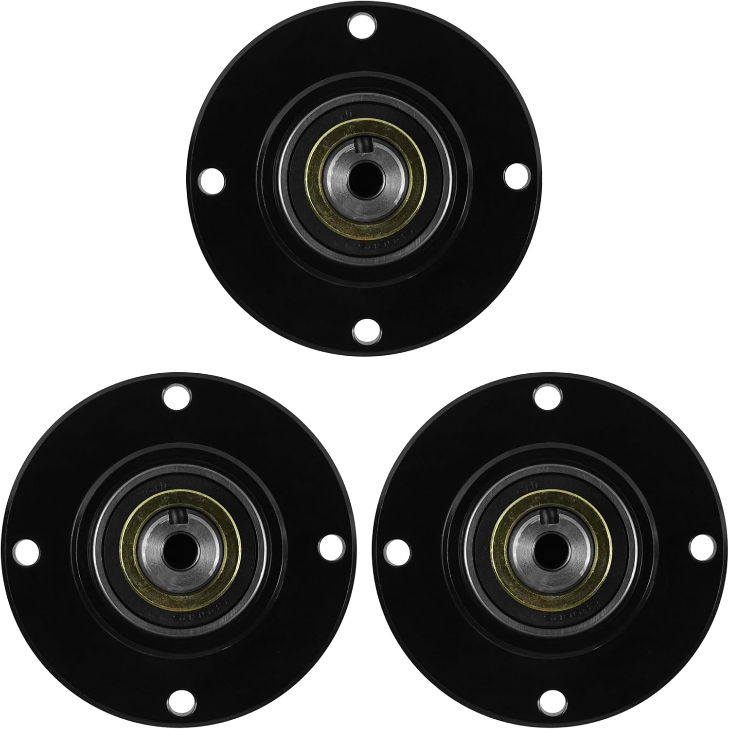 Caltric 3 x Spindle Assembly Compatible with Bad Boy Revolt 48", 54" and 61" Deck