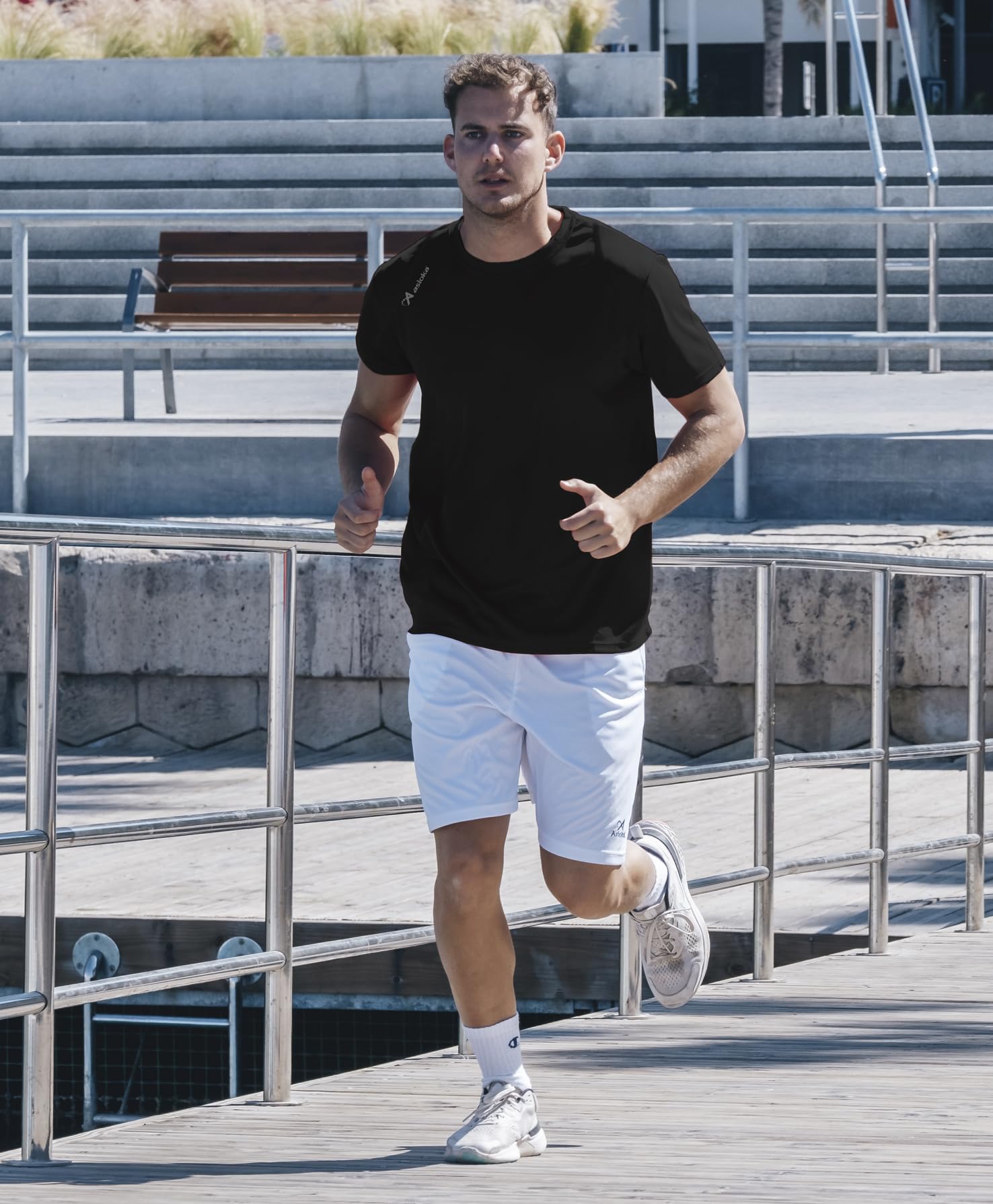 T-Shirt Technique pour Homme, Sport, Manches Courtes, Mesh | Vêtements de Sport d'été Respirants à séchage Rapide | Idéal pour la Salle de Sport, l'entraînement, Les Loisirs et Le Fitness - 3