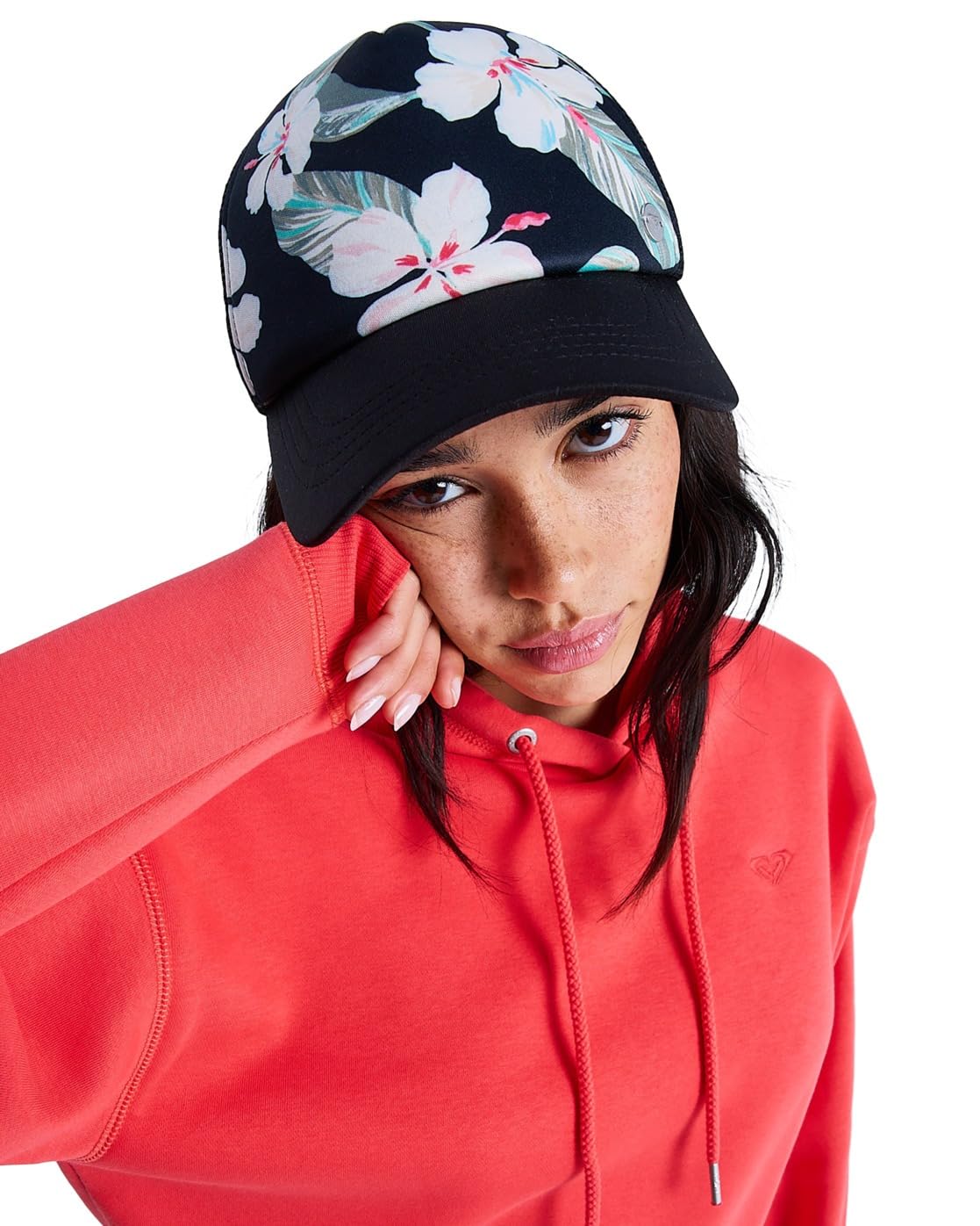 Roxy Trucker Cap Beautiful Morning Womens Black