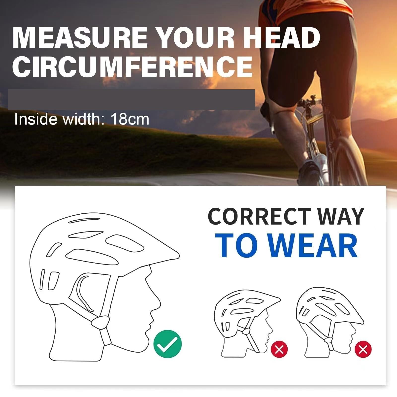 Sportowy Kask Rowerowy Kask Rowerowy, Skuter, Deskorolka, Lekki Kask Rowerowy Górski, Odpowiedni Do Jazdy Na Rowerze Na Świeżym Powietrzu dla kobiet i mężczyzn