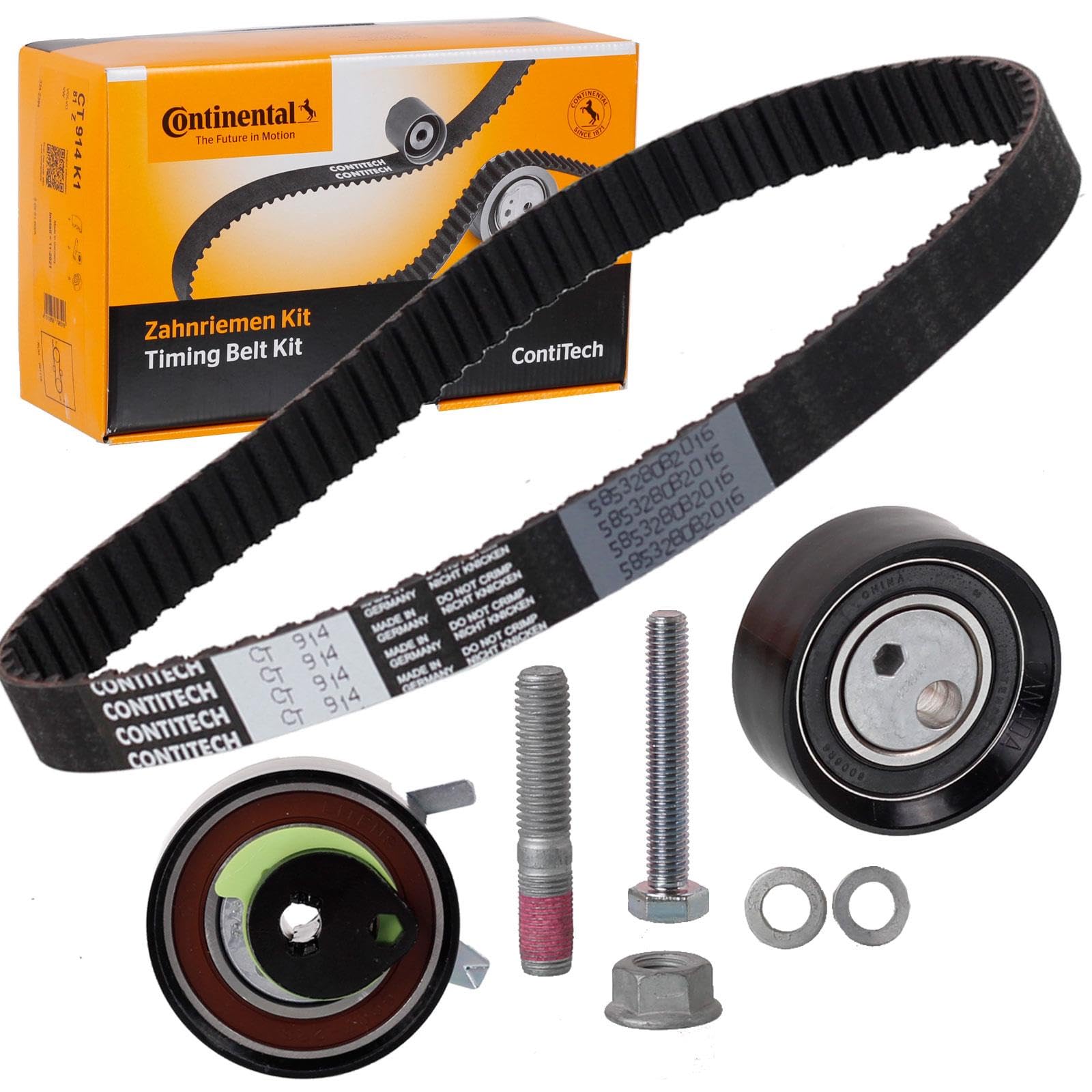 Conti Zahnriemen-Satz + SKF Wasserpumpe | CT939K + CT914K1 + VKPC86619 passend für Transporter T4 2.5 Tdi R5