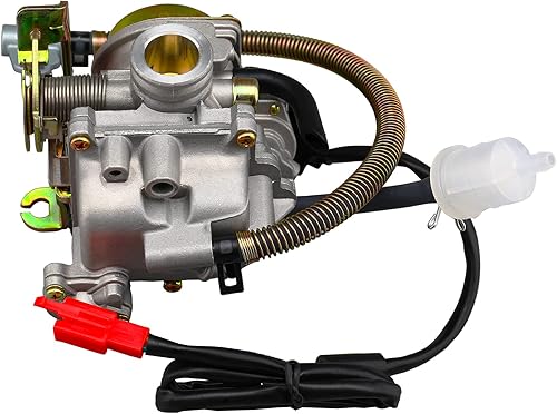 Miniatura 6 de Carburador de 50CC con colector de admisión de piezas de filtro de aire para motor de carburador de 49cc 50cc GY6 de 4 tiempos de alto rendimiento