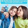 Cámara infantil de impresión instantánea, regalos de cumpleaños y Navidad para niñas y niños de 3 a 12 años, cámara de video selfie digital FHD para niños pequeños con 3 rollos de papel de impresión y tarjeta de 32G (Azul) | Cámara de video selfie digital FHD para niños pequeños con 3 rollos de papel de impresión y tarjeta de 32G (Azul) 5