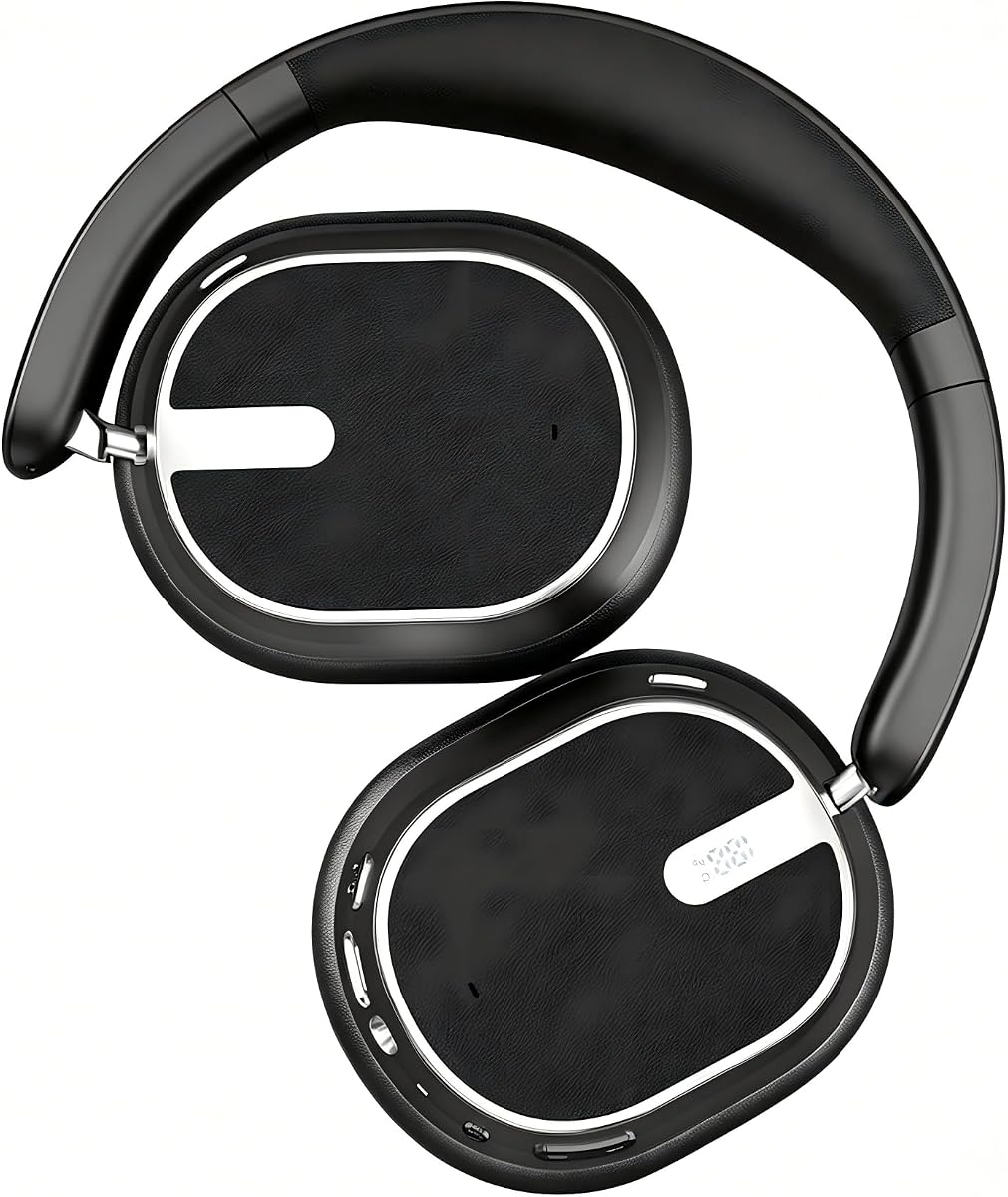 Over Ear Wireless Headphones with 120H Playtime, Hi-Res Audio, Deep Bass, Memory Foam Ear Cups