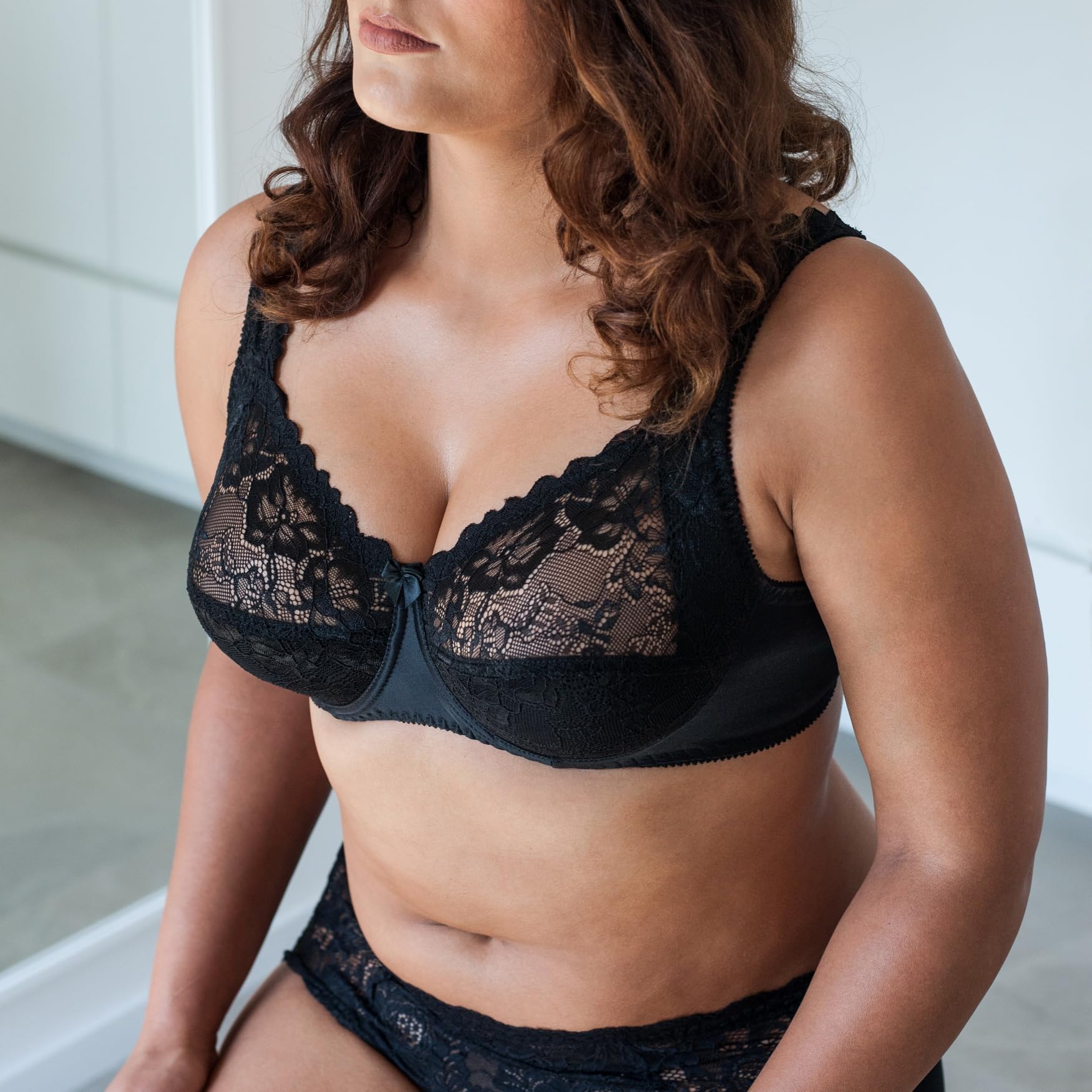 frugue Reggiseno con Ferretto Non Imbottito Donna Pizzo