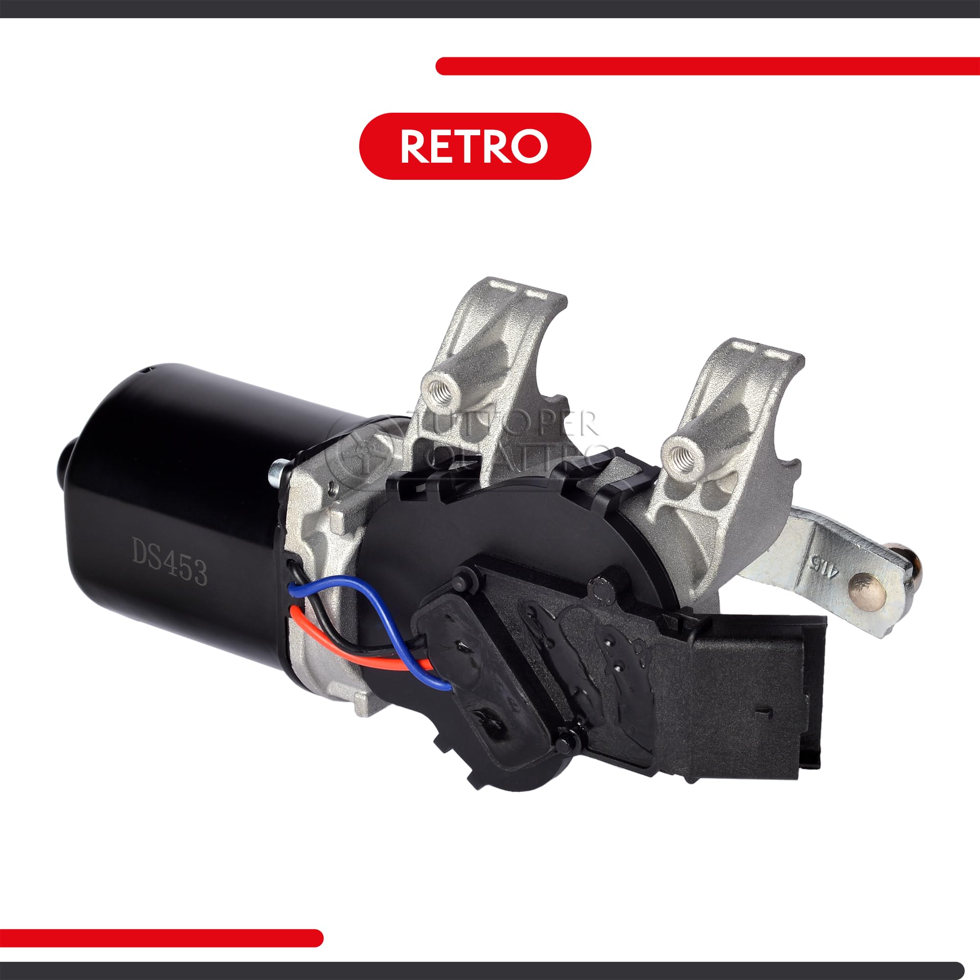 Motore tergicristallo Anteriore per Nissan Qashqai (J10) 2007-2014, Viti inclusi,