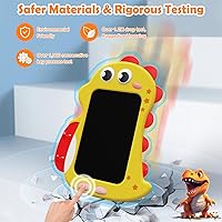 Vista 4 de Tableta de escritura LCD para niños, tablero de garabatos de 9 pulgadas, juguetes de dinosaurio para niñas y niños, tableta de dibujo, juguetes
