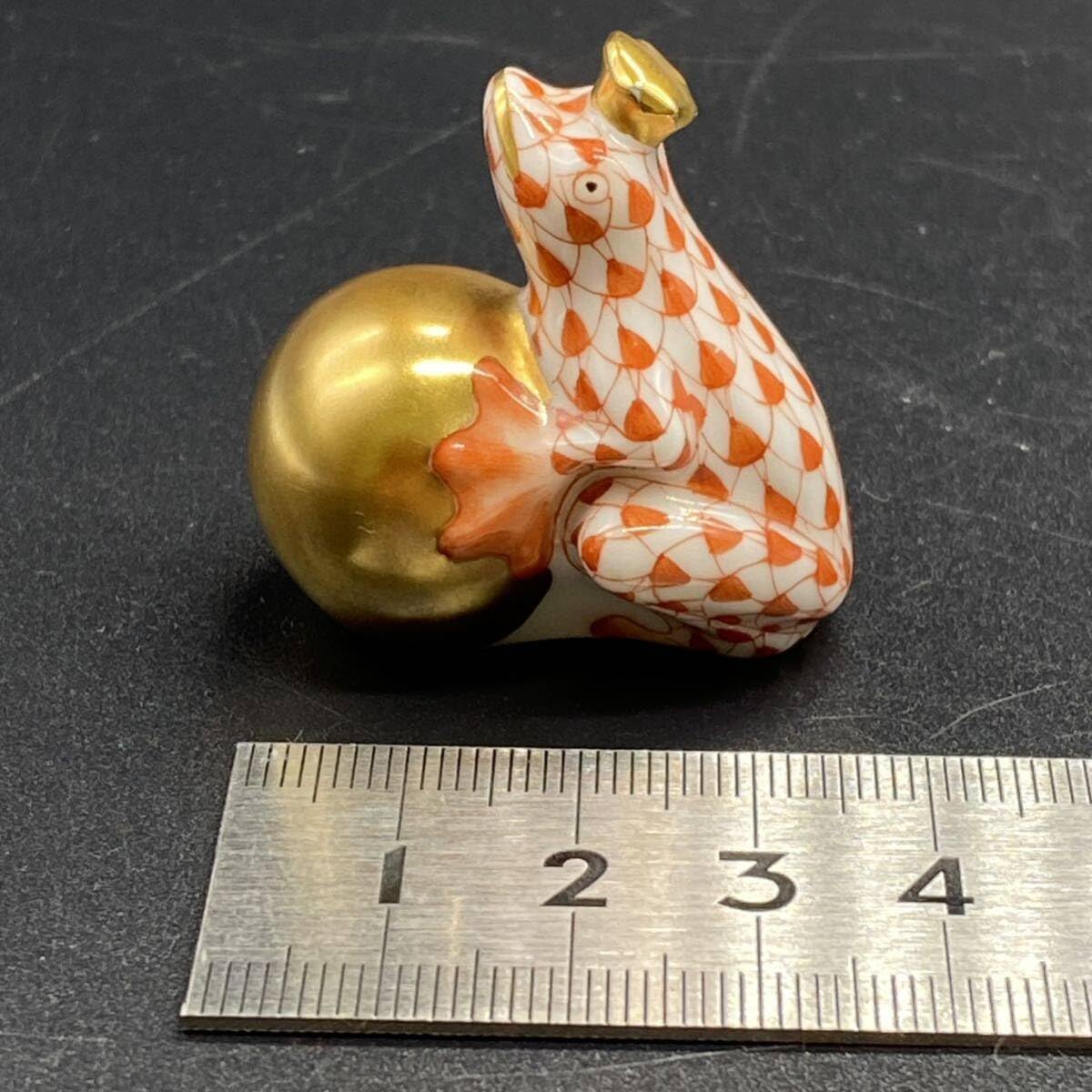 Amazon.co.jp: Herend ヘレンド 置物 カエル カエルの王様 レッド no 