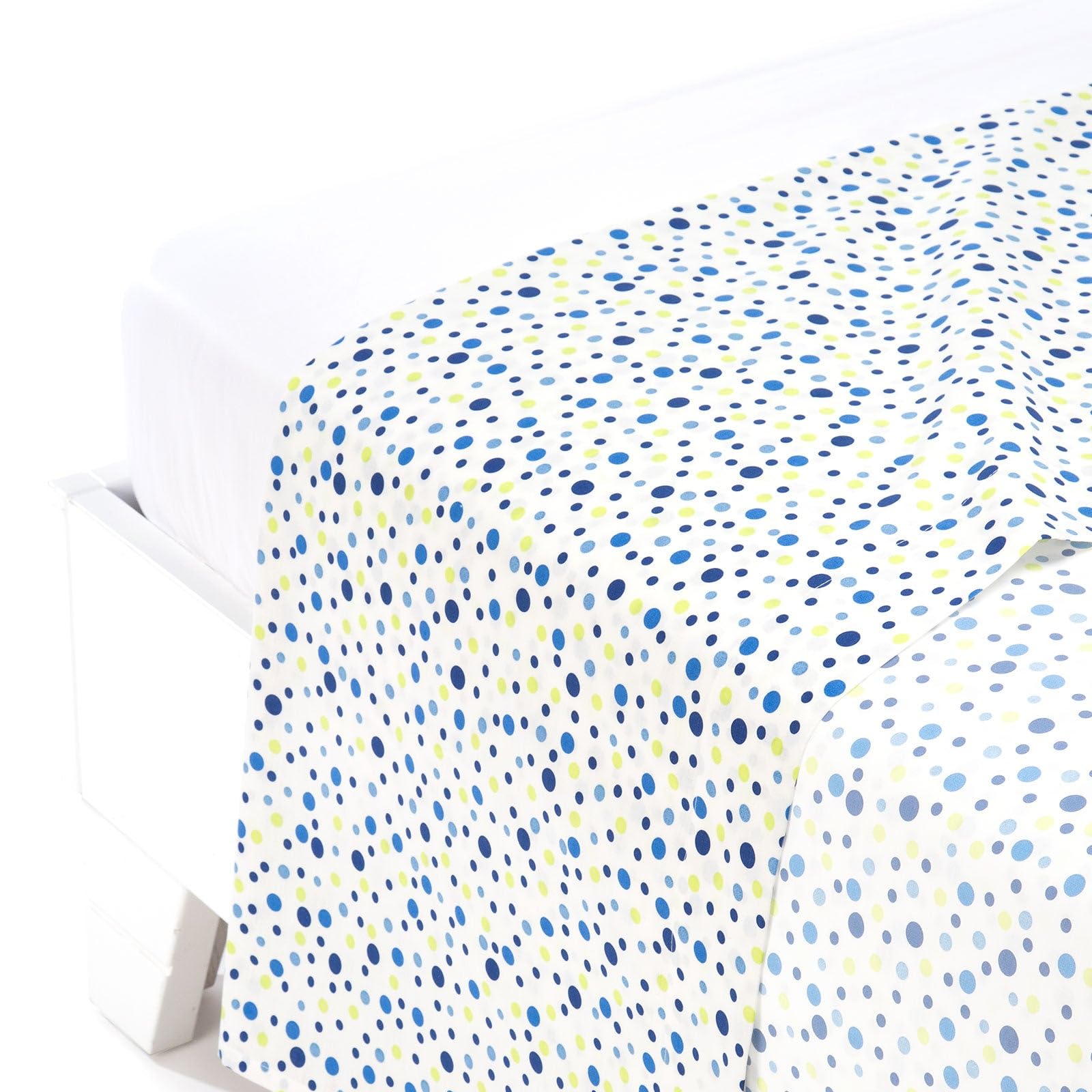 Caleffi - Drap Plat 100% Coton - Tailles 1 Personne Ou 2 Personnes - Blanc, Noir Et Autres Couleurs - Doux, Respirant, Lavable Machine