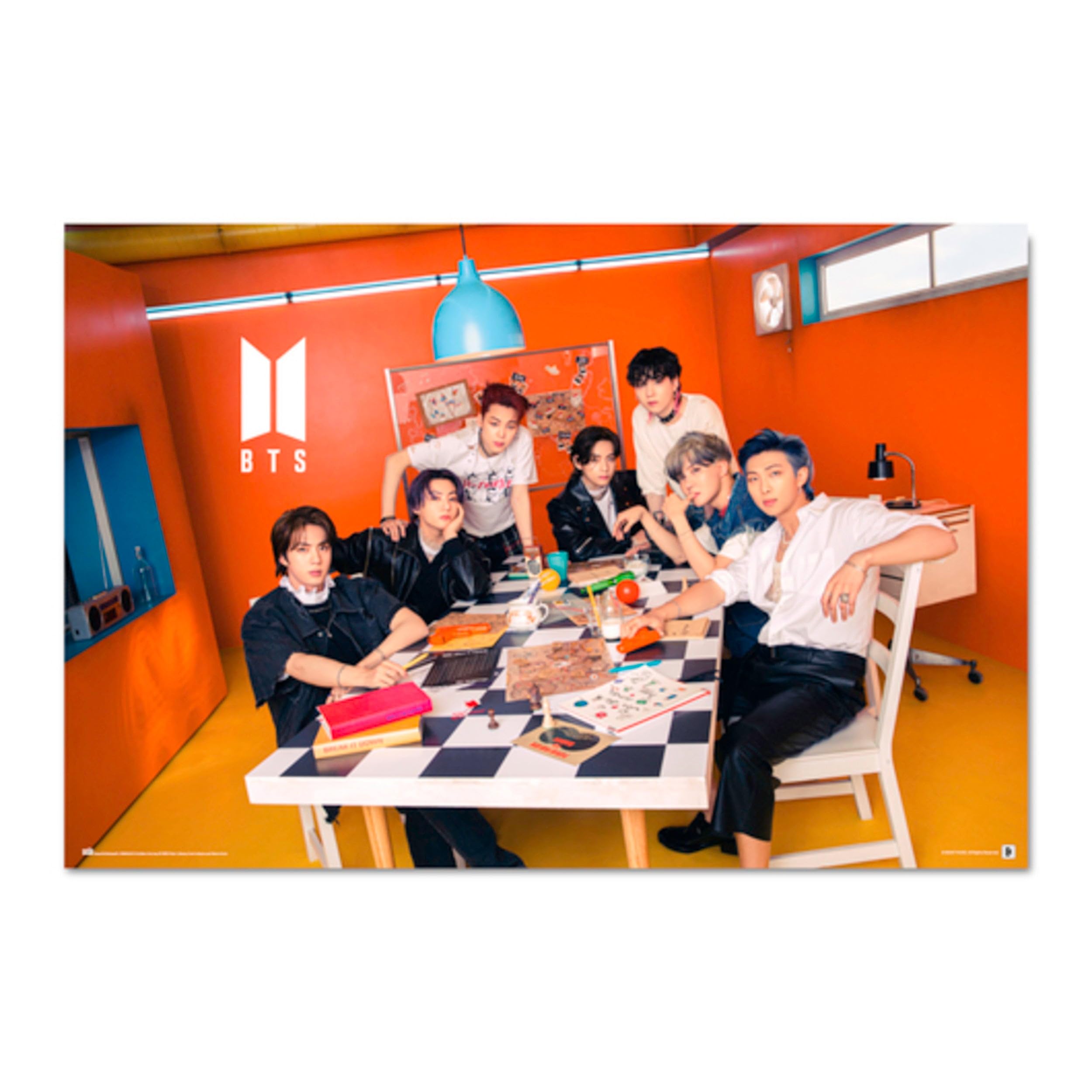 Grupo Erik Poster BTS - 36 x 24 inches / 91.5 x 61 cm - Shipped Rolled Up - Cool Posters, Art Poster, Wall Posters & Prints