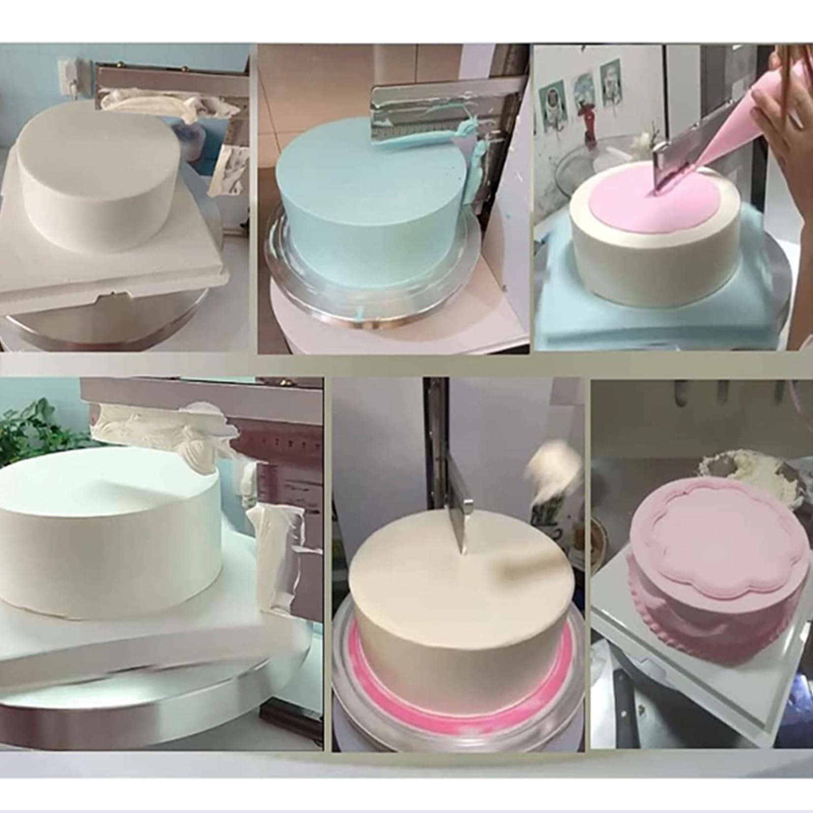 Dxysyldrun Bakery Cake Shop Machine Fully Automatic Sandwich Cake Machine Bakery Cake Machine Cream Cake Flat Machine — view 3