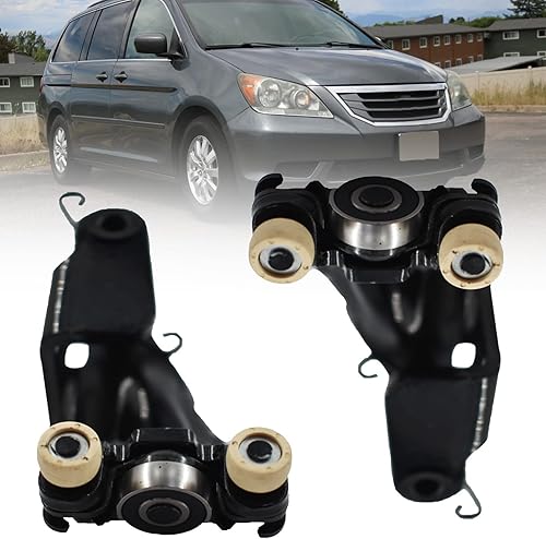 Miniatura 2 de 2 piezas de rodillos de puerta corredera para bisagra izquierda derecha reemplazo para 2005-2010 Odyssey EX EX-L Touring 924-128 924-129