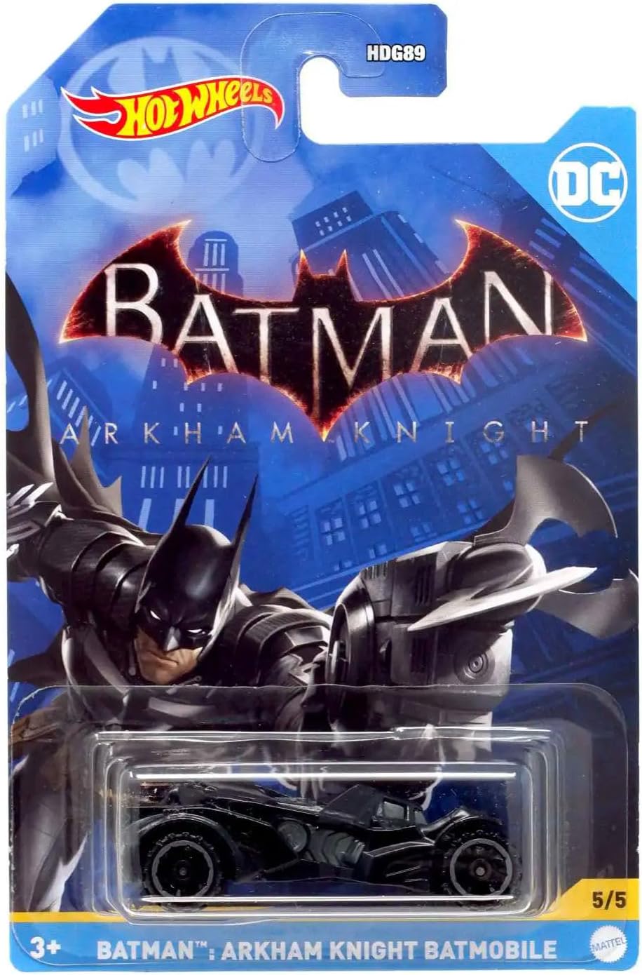 Hot Wheels Batman Batmobile Set of 4 Diecast Vehicles from Basic and Premium Basic Releases Bundle, Maroon