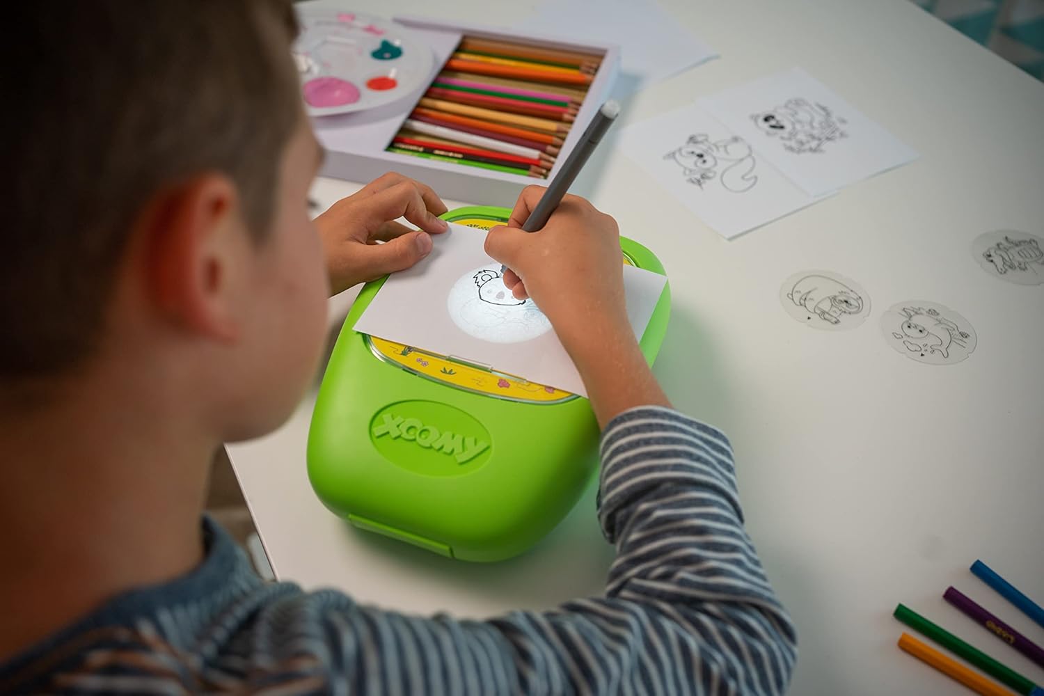 Ravensburger – Xoomy – Midi – Drawing Machine – Cute Animals Theme – Creative Leisure – Drawing – Zoom – Relaxing and Creative Activity – from 6 Years Old – 18445