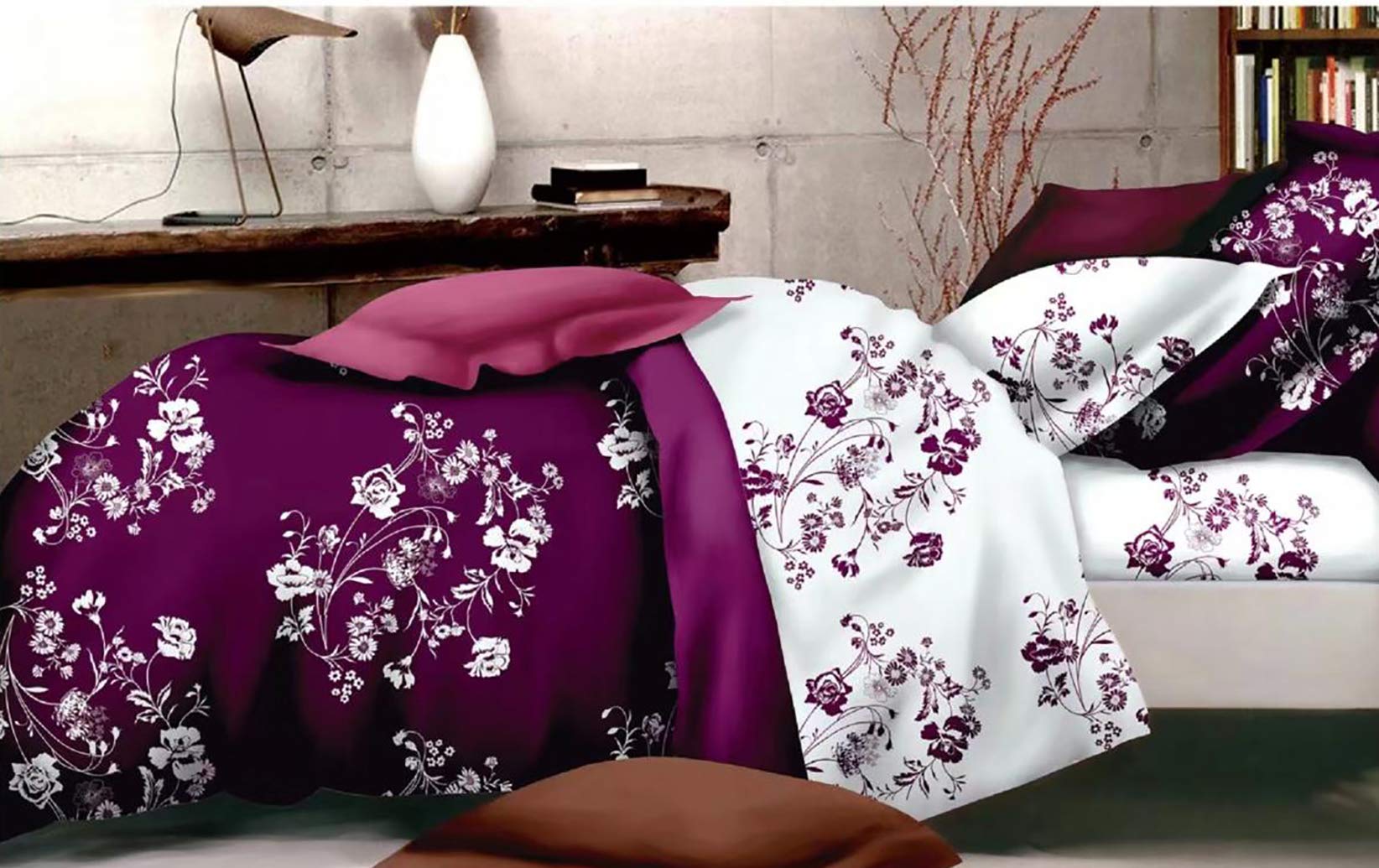 Comfortable Home 6piece King Size Bedding Sets,220x240cm /W08