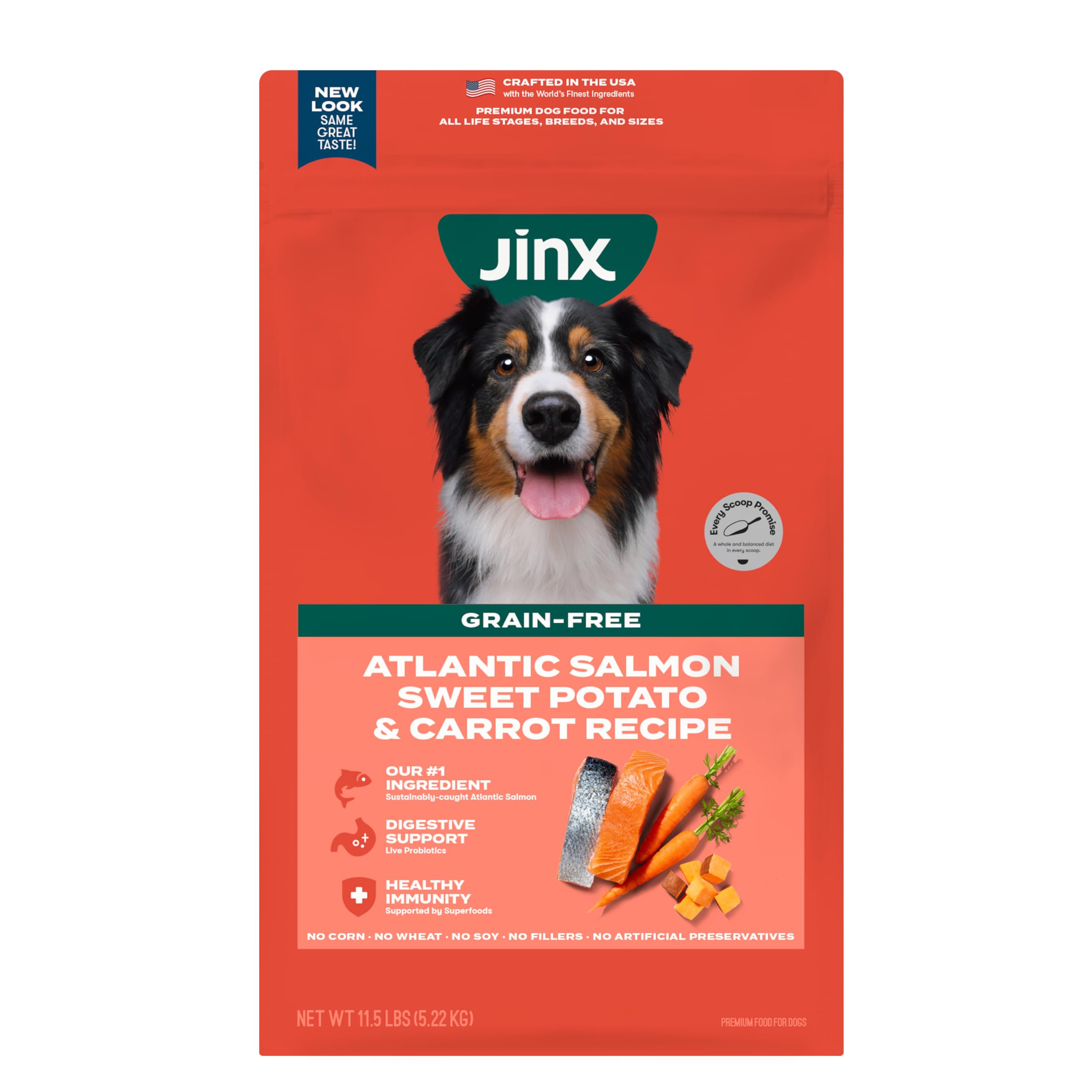 Picture of ( BEST BY 03/01/2026) Jinx Natural Grain-Free Kibble - Dry Dog Food ...