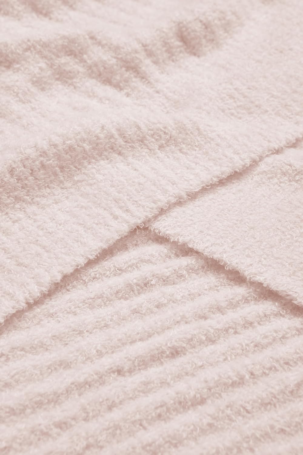 Barefoot Dreams® CozyChic Lite® Ribbed Blanket, Pink, 30″x40″