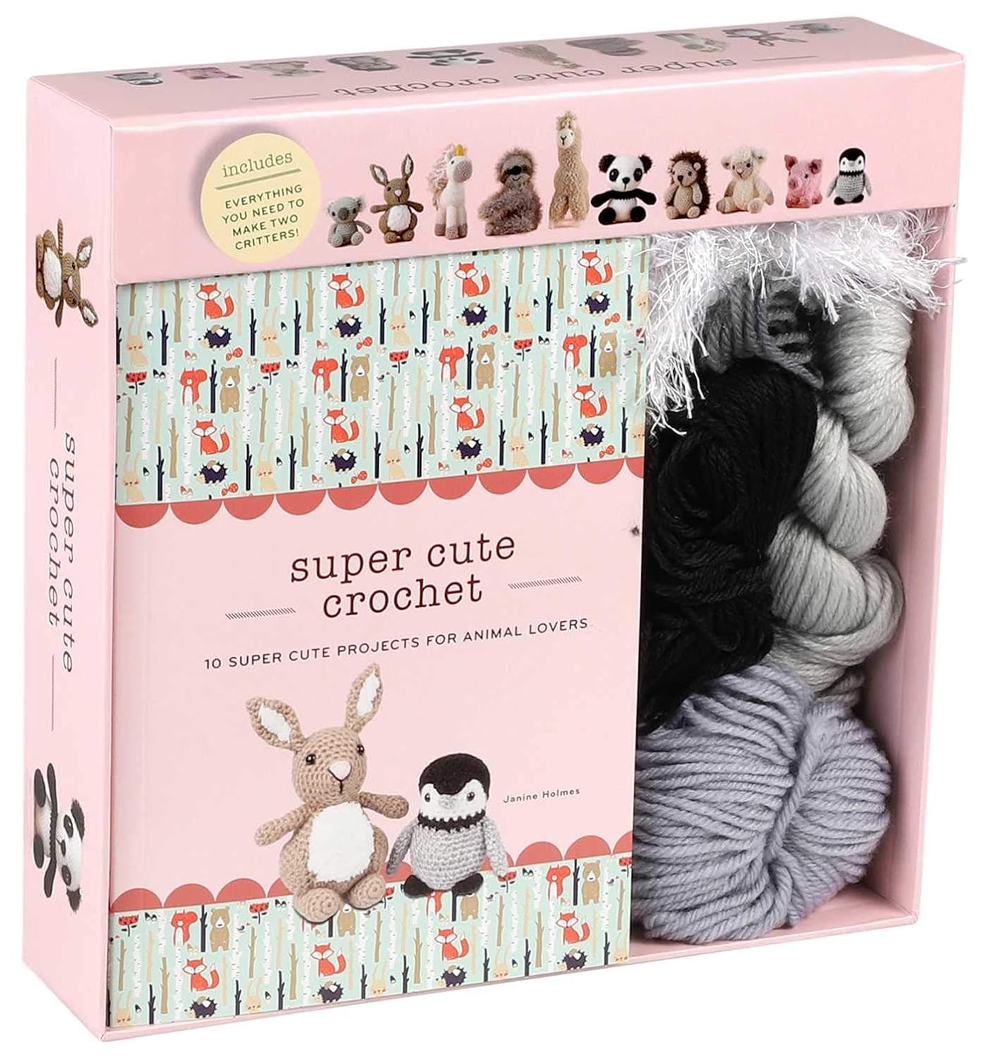 Super Cute Crochet: 10 Super Cute Projects for Animal Lovers (Crochet Kits) image 2