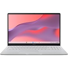 ASUS Chromebook CM15 Laptop, 15.6" FHD Display, MediaTek Kompanio 540, 64GB Storage, 4GB RAM, ChromeOS, Pure Grey, CM1505CM4A-AS44