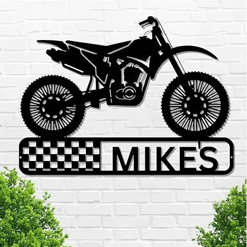 Miniatura 34 de Letrero de metal personalizado para pared de motocicleta con bandera de EE. UU., letrero de metal personalizado para motocicleta, garaje, regalo