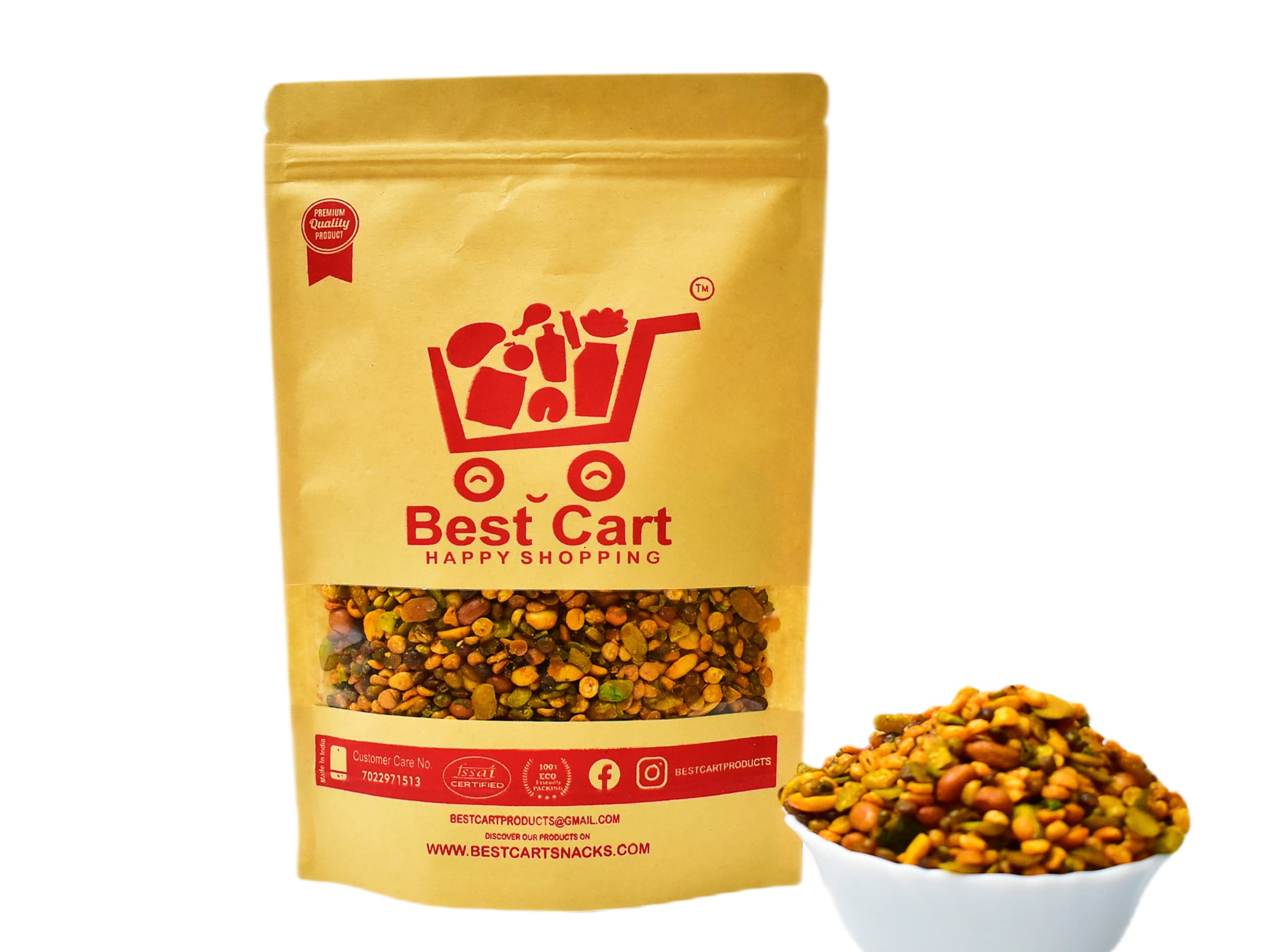Best Cart-Happy shopping Bengaluru Hurigalu - Crunchy Dals, Spicy Chana Snack with Peanuts | South Indian Spicy Snack | 400 GRAMS-image-15